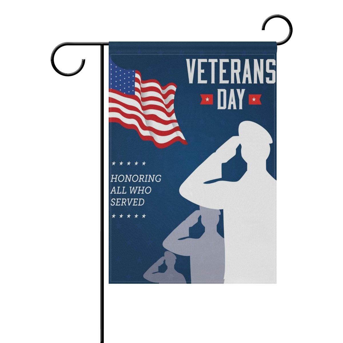 Best Veterans Garden Flag