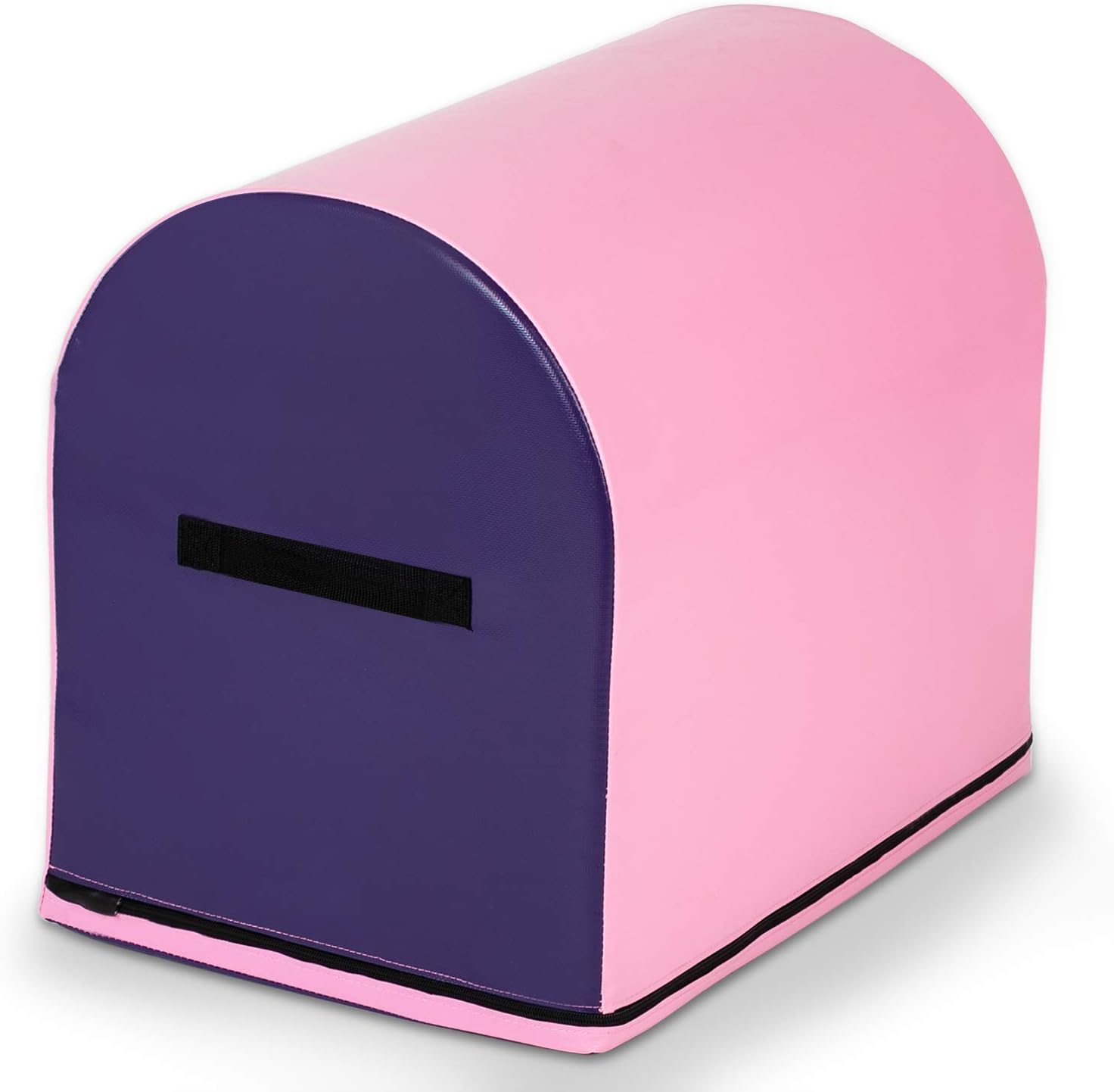 chiluer The Side Horse Stool Gymnastics Mailbox Tumbling Aid Trainer Tumbling Mat Mailbox Tumbling Trainer Gymnastics Equipment for Home for Kids with The Handle