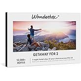 WONDERBOX - Original Gift Idea - Experience Gift - Getaway for 2-1 Hotel night for 2 people - Online Booking Platfrom - Up to 52.000 hotels across the US - 3 to 5* hotels