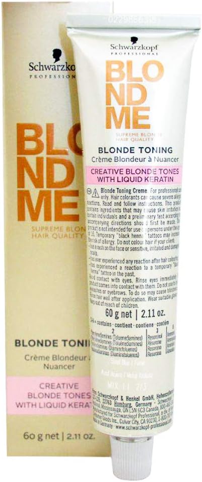 Schwarzkopf Professional Blond Me Blonde Toning Sand 2 1 Oz