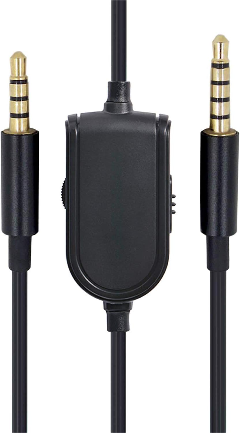 A10 0 Gaming Headset Replacement 3 5mm Audio Aux Cable Inline Mute Volume Control Upgrade Metal Plug Headphone Cord Compatible With Astro A10 0 A30 A50 Logitech G633 G933 For Xbox One Electronics