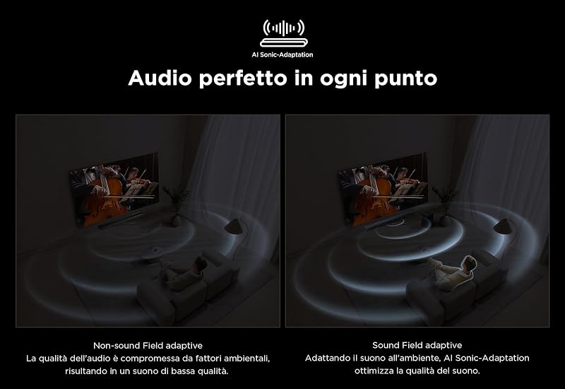 Q75H 5.1.2 ch soundbar per TV, 620 Watt, Home theater, Cinema Surround, Sound Expansion, Dolby Atmos, DTS:X, HDMI eARC, Bluetooth 5.1, un telecomando, USB, Ottico, Montaggio a parete possibile