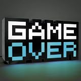 Paladone Game Over 8-Bit Pixel Light Color Changing Sound Reactive 30cm view 2