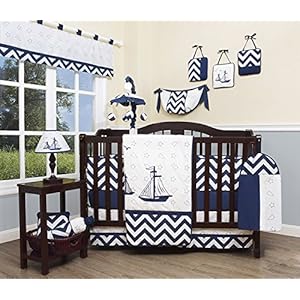 girl nautical nursery bedding