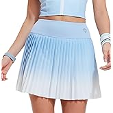 AFZ Women Pleated Tennis Skirt with Shorts High Waisted Pickleball Golf Skirts Athletic Skorts