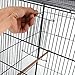 Giantex 58″ Large Parrot Bird Cage Play Top Pet Supplies w/Perch Stand Two Doors Flattopthumb 4