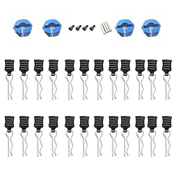 Fyfracing Shell Clips 24pcs M001 and Aluminum Wheel