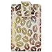 Celljoy Case for LipSense, Younique, Kylie Cosmetics, Liquid Lipsticks and Lip Gloss with Mirror - Fits 4 Tubes Mirror Card Slot - Travel Purse Storage (White Glitter Gold Lips)