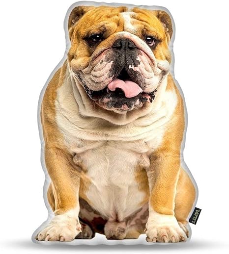 Amazon Co Jp 15インチ イングリッシュブルドッグ 犬型 アクセント クッション かわいいペット愛好家 動物 ピロー リアルな犬 子犬 装飾クッション アーティスティックなグラフィックプリント 枕 ソファ カウチ 寝室 リビングルーム 最高のギフト ソフトポリエステル
