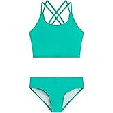 Kanu Surf Girls Waverly UPF 50 Beach Sport Criss-Cross Tankini