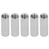 5 Pcs Round Coupling Nut M12 x 1.75 Female Thread
