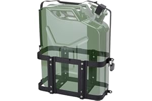 SPARKWHIZ Jerry Can Mount with Combination Lock, Jerry Fuel Can Holder Heavy Duty for 5 Gallon 20L