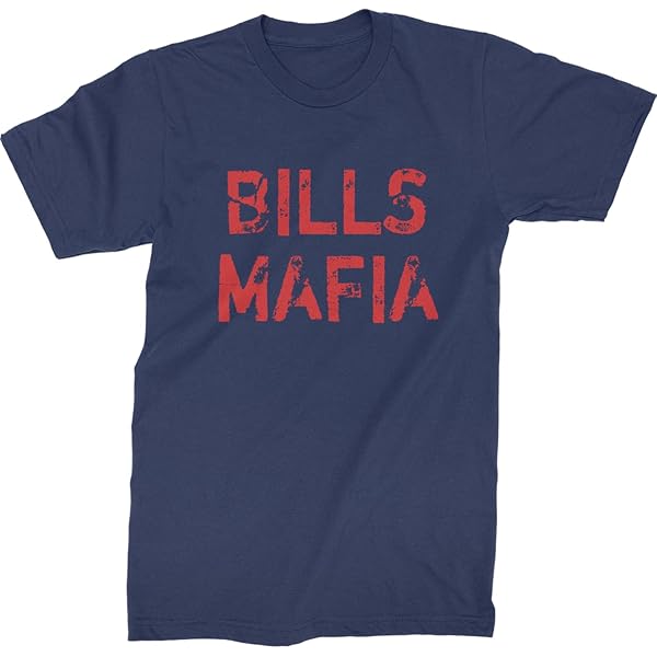 Amazon.com: Womens Distressed Bills Mafia Red Print T-Shirt X-Small Navy  Blue : Clothing, Shoes \u0026 Jewelry
