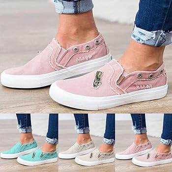 denim slip on shoes womens