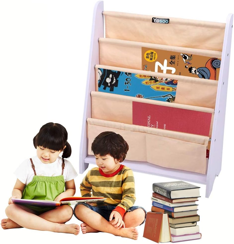 Infantil Librerías Estante de almacenamiento de Imágenes 62 x 28 x 77