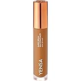 YENSA Super Serum Silk Concealer - Full Coverage Undereye Concealer & Peptides Serum for Face - Enriched with Vitamins C & E, Bakuchiol & Superfoods to Boost Radiance - Medium 2 (0.2 Fl oz)