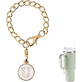 MOTAIN Stanley Cup Letter Handle Charm - Name Id Charm For Tumbler, Water Cup Handle Identification