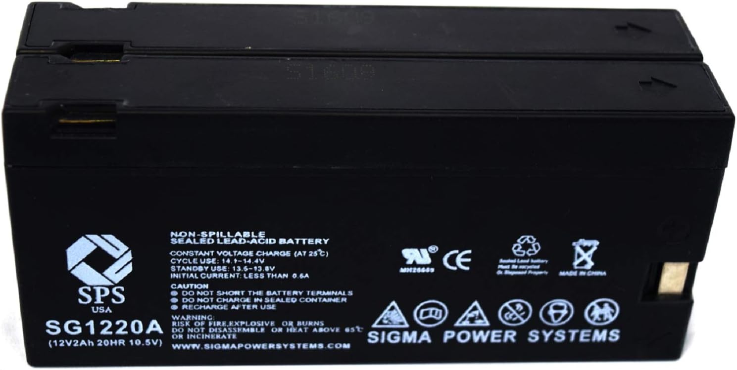 SPS Brand 12V 2Ah Replacement for Panasonic Camcorders
