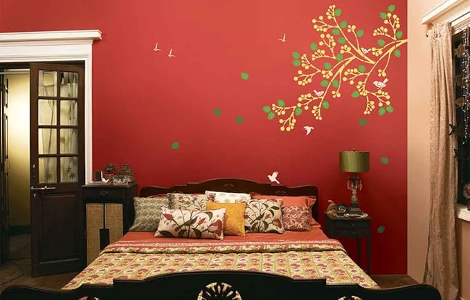 Buy Asian Paints Royale Play Wall Fashion Spring Diaries Stencil Wall Sticker For Home And Office Wall Da C Cor Online At Low Prices In India Amazon In