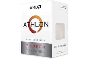 AMD Athlon 200GE 2-Core 4-Thread AM4 Socket Desktop Processor with Radeon Vega Graphics (YD200GC6FBBOX)