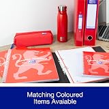 Oxford A4 Lever Arch Files 3 Pack Red Black Blue Glossy Laminated Paperboard view 7