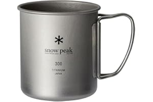 Snow Peak MG-142 Mug Sierra Cup, Titanium, Single Mug, Capacity: 10.1 fl oz (300 ml)