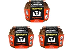 Simple Kneads Gluten-Free Sourdough Bread 3 Pack – Organic, Top 9 Allergen-Free, Artisan-Style Loaves-Extra Virgin Olive Oil