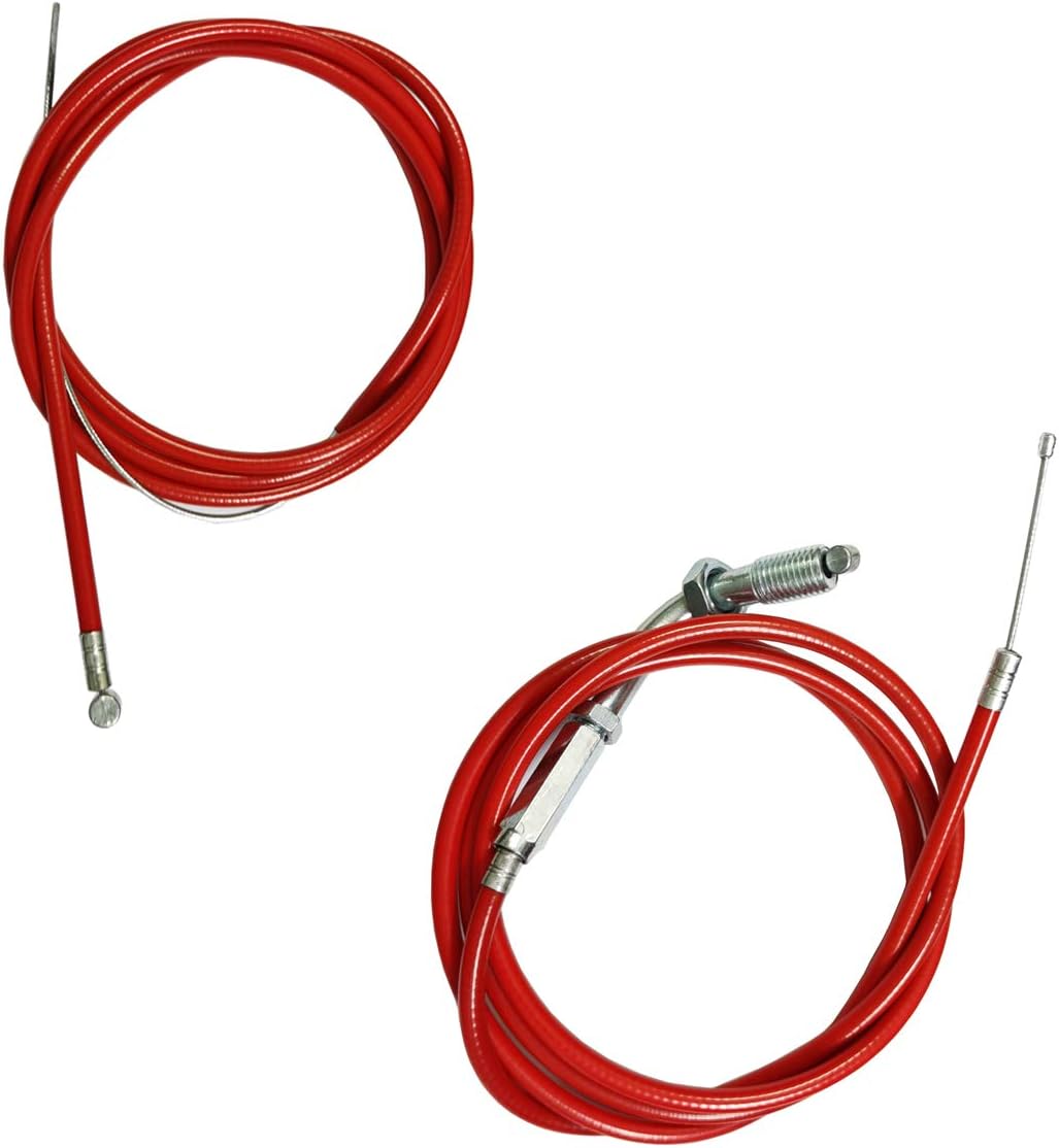 49cc for Cable Clutch &amp; Cable Throttle Red New BHMotor