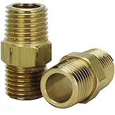 Milton S-646 1/4" MNPT Hex Nipple - Pack of 2