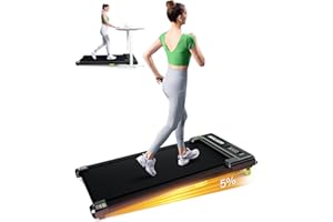 AKLUER Walking Pad with Incline, Under Desk Treadmill for Home, 2.5HP Portable Treadmills with Remote Control, 4 in 1 Incline Treadmill with LED Display