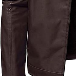 SWJGLITTR Men Slim Fit Motorcyle Leather Jacket