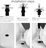 ZFYQ Toilet Seat Fittings 4 Pcs Expansion Screws Universal Hinges Bolts view 6