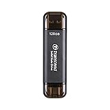 Transcend 128GB, External SSD, USB 3.2 Gen2, Up to
