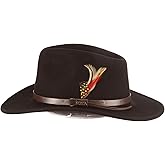 Scala Classico Men's Crushable Felt Outback Hat