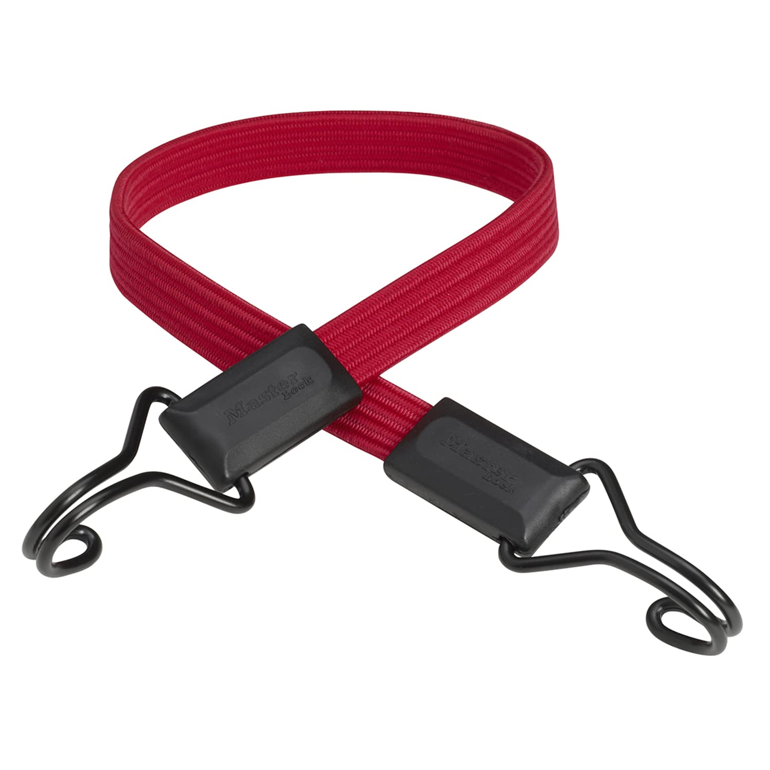 Master Lock 60 cm Twin Wire Flat Bungee - Red