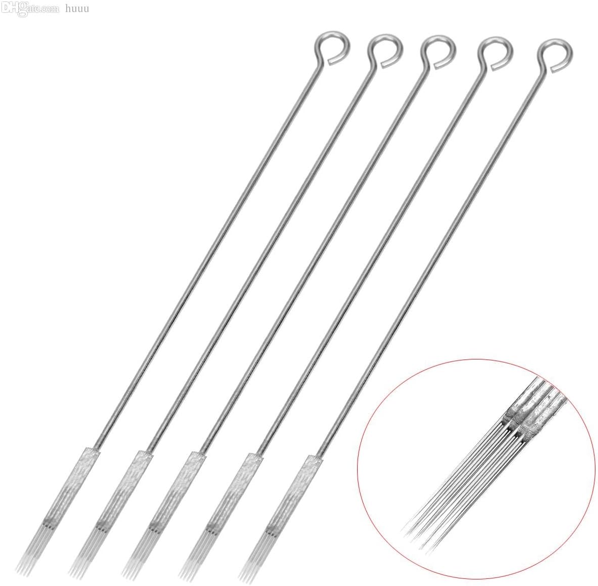50 Tattoo Needles 18Rs "Needleboy" 18 Round Shader By 2020 Co. (787734032889)