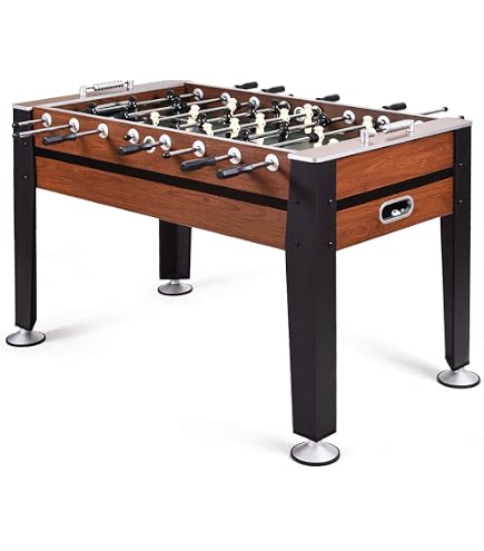 GOPLUS Babyfoot Enfant avec 22 Joueurs, Table Babyfoot Adulte avec 2 Cork Balles, Compteurs de Score, 122 x 61 x 79 cm, Noir - Jeux - Jouets GOPLUS Babyfoot Enfant avec 22 Joueurs, Table Babyfoot Adulte avec 2 Cork Balles, Compteurs de Score, 122 x 61 x 79 cm, Noir - Jeux - Jouets