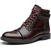 Arkbird Mens Chelsea Boots, Stylish and Comfort Leather Chukka Ankle Boots with Zipper