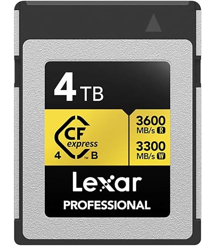 Amazon.com: Lexar Gold Series CFexpress 4.0 2TB CFexpress Card