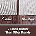 Veken Non-Slip Rug Pad Gripper 5' x 7' Extra Thick Pad for Any Hard Surface Floors, Keep Your Rugs Safe and in Place