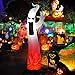 Dreamone 9 Foot Halloween Inflatables Flashing Flame Ghost for Halloween Inflatable Outdoor Decorations Yard Garden Party Decorations
