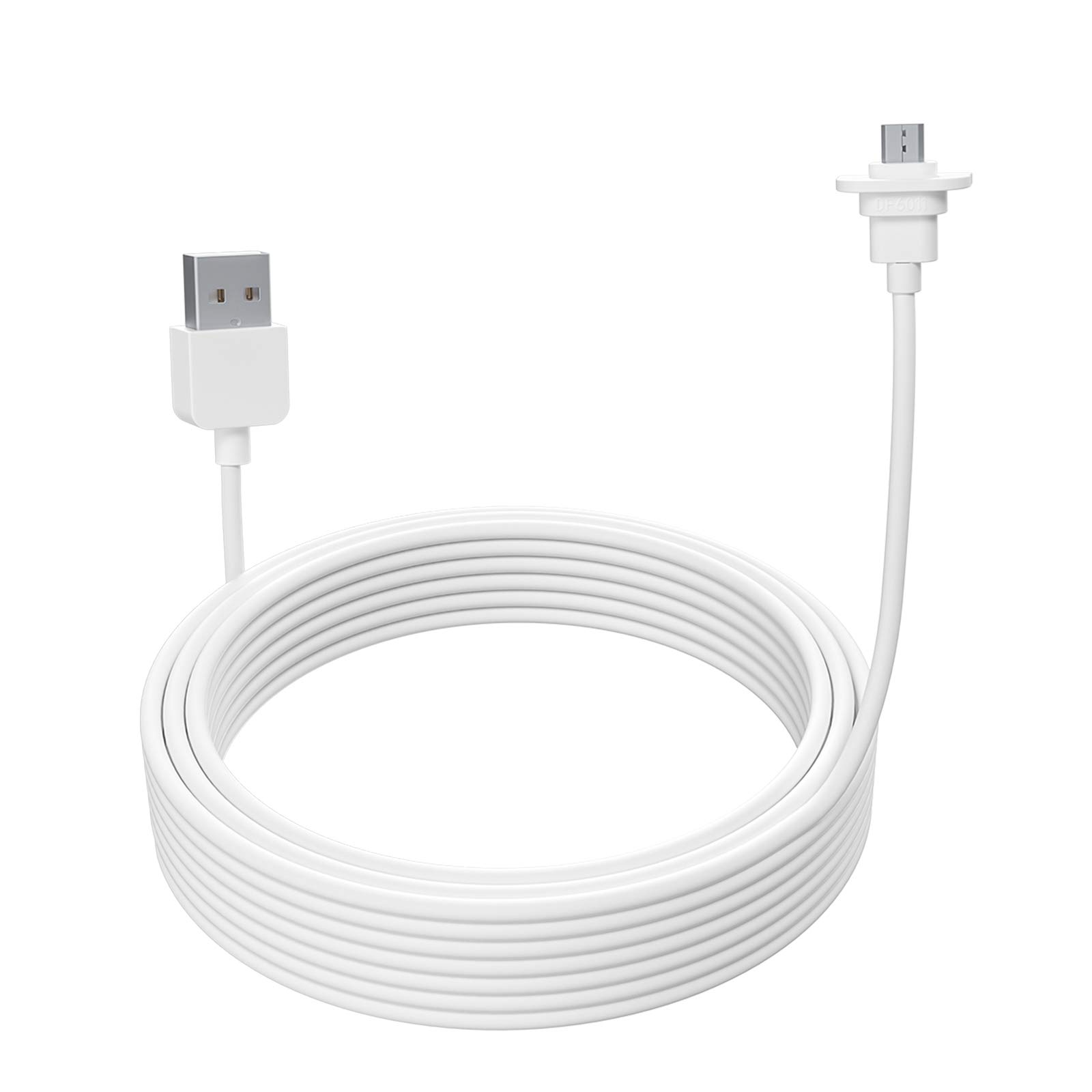 UIQELYS Weatherproof Charging Cable 30ft Compatible with eufyCam 2C, Indoor/Outdoor Weather Resistant Connector (Not Compatible with Other eufy Cameras) (1Pack)