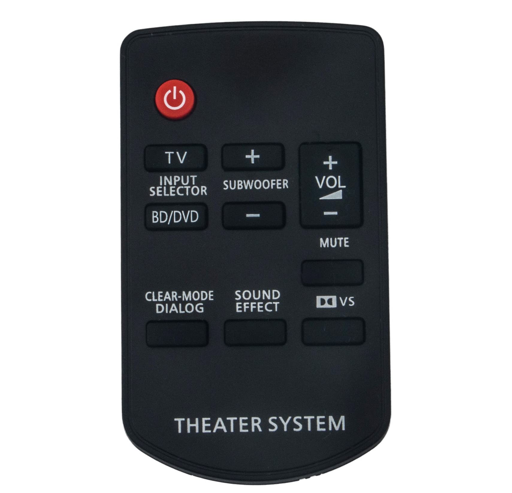 AULCMEET N2QAYC000027 Replacement Remote Control Compatible with Panasonic Home Theater Cinema Soundbar Audio system SC-HTB500 SC-HTB10 SAHTB500 SA-HTB10