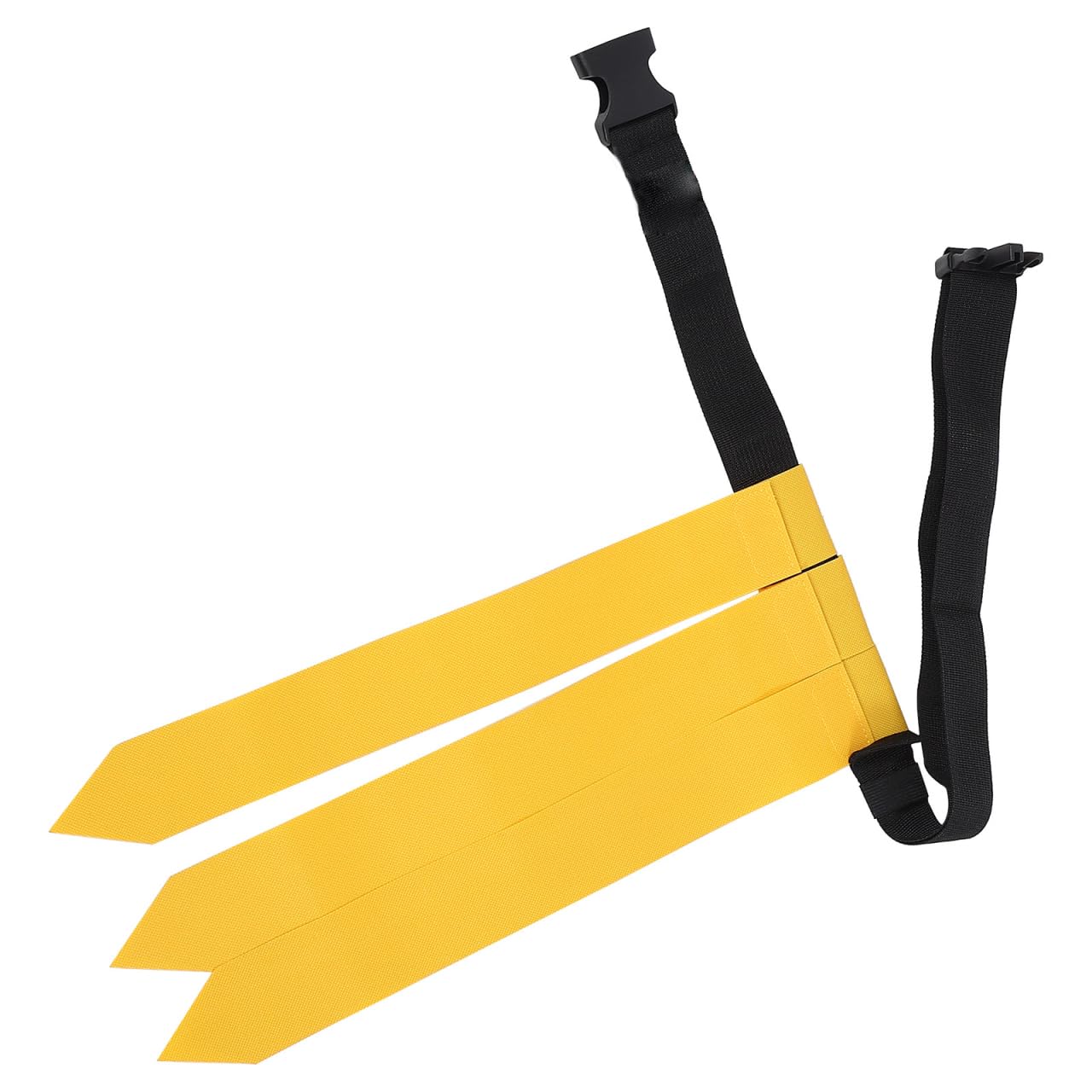 HANABASS 4 Set Players Flag Football Belts, Per Belt, Adjustable Flag Football Set with 2 Flags Release Buckle for Youth Teens Kids and Adults Sports Training Competition