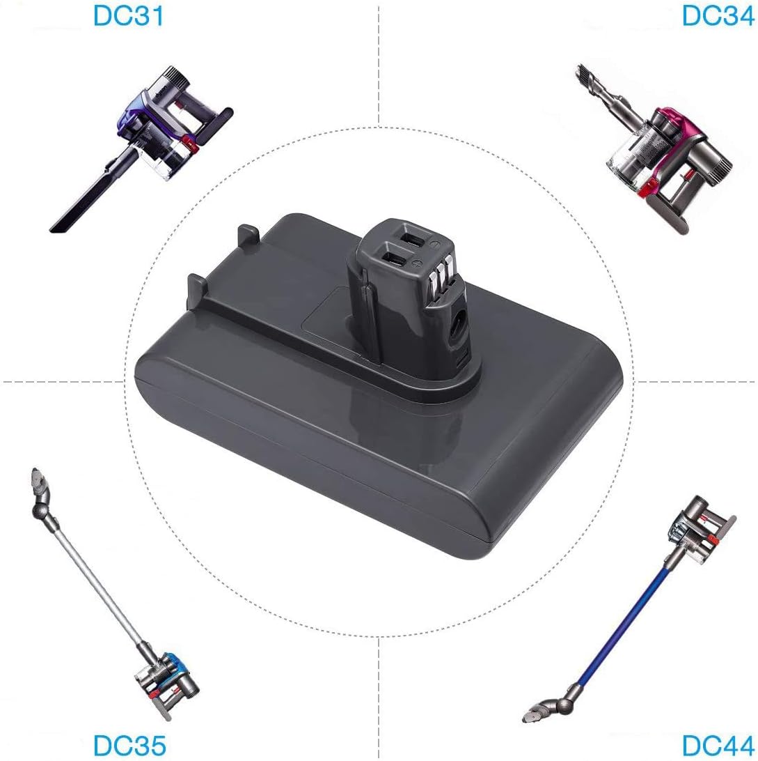 Powerextra DC31 Replacement Battery 3.5Ah 22.2V Compatible with Type A DC31 DC34 DC35 DC44 Animal 917083-01 Handheld Vacuum (Not Fit All Type B model, DC31 DC44 MK2): Home & Kitchen