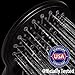 Sakaika 3 Setting 2.5 GPM Oil Rubbed Bronze Hand Held Shower Head Replacement with Massage & Aerated Spray from the Luxury Multifunction Handheld Showerhead Collection - Handshower Only Without Hose