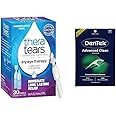 TheraTears Dry Eye Therapy 30 Vials and DenTek Triple Clean Floss Picks 150 Count Bundle