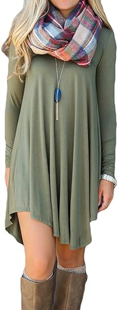 Long Sleeve T-Shirt Dress