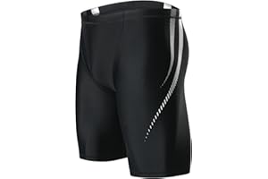 K898 Men's Square Leg Swimming Jammer Shorts UPF50+,Men Swimsuit Swim Jammers Fabric Shape Retention