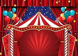 Red Curtain Stars Photography Backdrop Newborn Baby